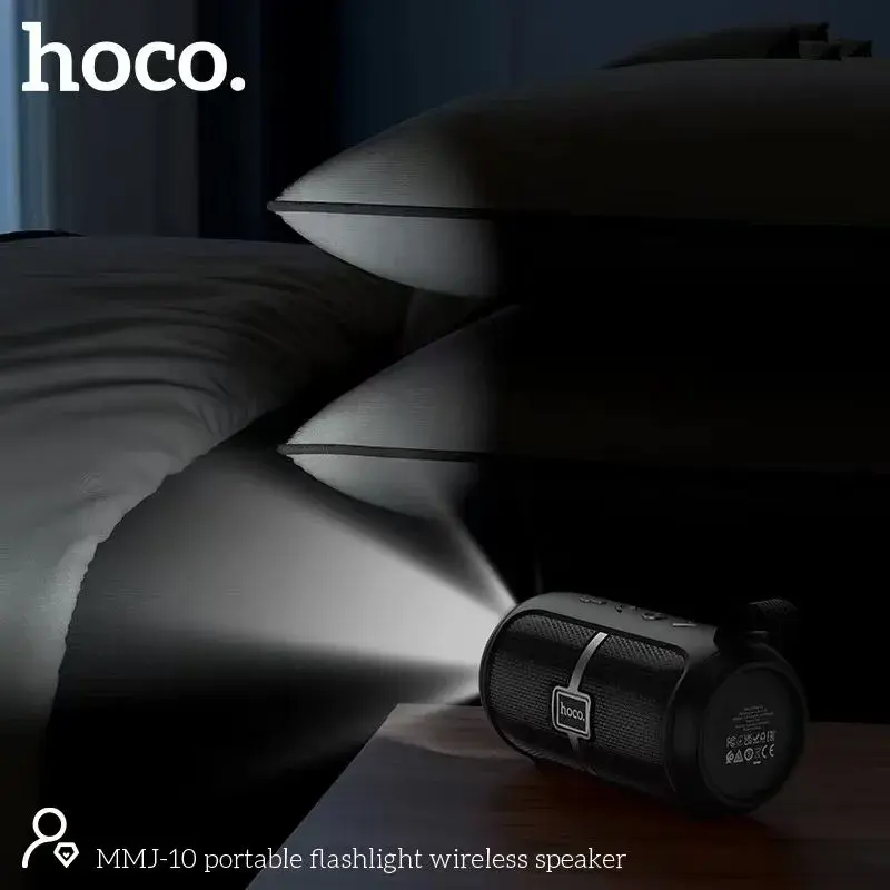 Hoco MMJ10 Wireless Speaker with Flashlight 🔊🔦